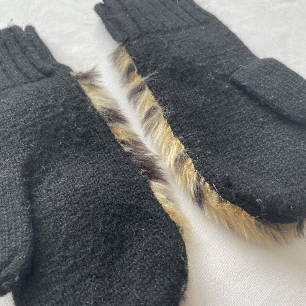 Crewcuts Leopard Print Mittens Size L - Picture 4 of 6